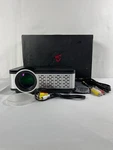 EGATEE03I31 Black Silver I9 Max 1080P Fhd Portable Bluetooth Led Projector Used. Price: $58.49.