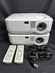 Lot Of 2 Nec NP400 Projectors Remotes & Power Cords 505 Hrs 1 Needs Lamp Used. Price: $71.99.