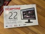 Sceptre Inch Led Monitor Ultra Slim Pro Series 1920*1080 E225W-19203RT Used. Price: $50.00.