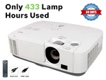 Nec P401W 3LCD Projector 4000 Lumens 1080I Hdmi - Only 433 Lamp Hours Used!. Price: $163.72.