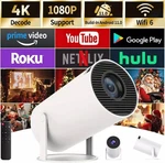 Portable Uhd 4K Mini Projector 10000 Lumen Led 1080P Wifi Bluetooth Home Theater New. Price: $55.99.