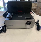 Infocus IN2102EP Dlp Svga 2500 Lumens Projector With Remote Used. Price: $39.99.