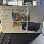 Memorex All-in-one Projector & Screen Kit MPJ302VP Bluetooth New. Price: $40.00.