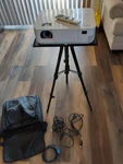 Nec M402X Projector With Stand Cords Used. Price: $650.00.