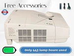 Nec UM351W 3LCD Projector Ultra Short Throw 3500 Lumens - Only 443 Hours Used. Price: $337.45.