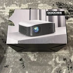 Goodee Smart 4K Projector With 5G Wifi And Bluetooth, White Black Open Box New. Price: $161.99.
