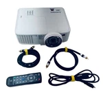 Mitsubishi EX321U Dlp Projector - Low 449 Hrs Monster Cable Bundle Remote Used. Price: $91.96.