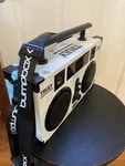 Bumpboxx Retro Bluetooth Boombox Speaker Open. Price: $220.00.