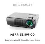 Ultra D2 Cinemax Smart Projector Brand New Box. Price: $5000.00.