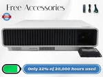Long-life Casio XJ-M140 4K Dlp Projector 2160P Only 22% Of 20,000 Hours Used. Price: $148.50.