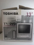 New Toshiba Tv/dvd Combination MD13P1 - Inch Retro Box. Price: $500.00.