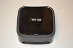 Miroir M29 Portable Projector (no Cords) 50" Picture, Rechargeable Battery Used. Price: $74.99.