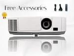 4000 Lumens Digital 3LCD Projector Hdmi Usb Bundle - Up 300" Image Used. Price: $135.20.